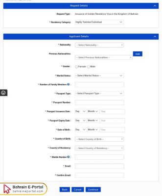 Applying for a Golden Visa Bahrain Steps