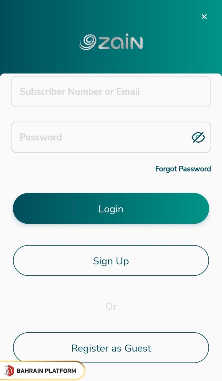 Zain Rill How to Check Zain Number - Bahrain E-Portal