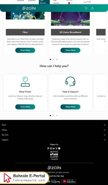 Zain Bdn Rd Nearest Zain Office Near Me - Bahrain E-Portal