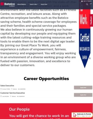 How to Apply for Batelco Careers Bahrain